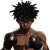 Black Anime Boxer V2 Vinyl Car Decal Sticker – Waterproof & UV-Resistant 8"