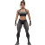 Athletic Woman V3 Vinyl Car Decal Sticker – Waterproof & UV-Resistant 8"