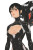 Futuristic Manga Heroine Vinyl Car Decal Sticker – Waterproof & UV-Resistant 8"