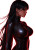 Matrix Style Girl Vinyl Car Decal Sticker – Waterproof & UV-Resistant 8"