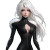 White-Haired Female Character Vinyl Car Decal Sticker – Waterproof & UV-Resistant 8"
