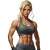 Blonde Muscular Woman V2 Vinyl Car Decal Sticker – Waterproof & UV-Resistant 8"