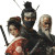 Samurai And Companions Vinyl Car Decal Sticker – Waterproof & UV-Resistant 8"