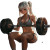Anime Gym Girl V4 Vinyl Car Decal Sticker – Waterproof & UV-Resistant 8"