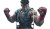 Ryu Tattoo Design Vinyl Car Decal Sticker – Waterproof & UV-Resistant 8"