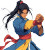 Fighting Game Character V4 Vinyl Car Decal Sticker – Waterproof & UV-Resistant 8"