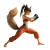 Kickboxing Squirrel Girl Vinyl Car Decal Sticker – Waterproof & UV-Resistant 8"