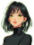 Anime Girl Portrait V24 Vinyl Car Decal Sticker – Waterproof & UV-Resistant 8"