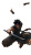 Anime Fighters Trio Vinyl Car Decal Sticker – Waterproof & UV-Resistant 8"