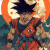 Samurai Goku V2 Vinyl Car Decal Sticker – Waterproof & UV-Resistant 8"