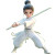 Bamboo Sword Heroine Vinyl Car Decal Sticker – Waterproof & UV-Resistant 8"