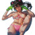 Juri Han Stretching V2 Vinyl Car Decal Sticker – Waterproof & UV-Resistant 8"