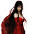 Lady In Red Vinyl Car Decal Sticker – Waterproof & UV-Resistant 8"