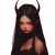 Beautiful Demon Girl Vinyl Car Decal Sticker – Waterproof & UV-Resistant 8"
