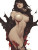 Vampire Queen Thighs Vinyl Car Decal Sticker – Waterproof & UV-Resistant 8"
