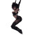 Goth Ballerina Pole Dancer Vinyl Car Decal Sticker – Waterproof & UV-Resistant 8"