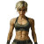 Athletic Warrior Woman Vinyl Car Decal Sticker – Waterproof & UV-Resistant 8"