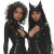 Dual Catwoman Contrast Vinyl Car Decal Sticker – Waterproof & UV-Resistant 8"