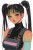 Anime Villain Girl Vinyl Car Decal Sticker – Waterproof & UV-Resistant 8"