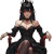 Vampire Empress Vinyl Car Decal Sticker – Waterproof & UV-Resistant 8"