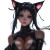 Anime Neko Catgirl Vinyl Car Decal Sticker – Waterproof & UV-Resistant 8"
