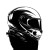 Skull Motorcycle Helmet V2 Vinyl Car Decal Sticker – Waterproof & UV-Resistant 8"