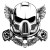 Space Marine Helmet V2 Vinyl Car Decal Sticker – Waterproof & UV-Resistant 8"