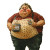 Obese Grocery Checker Vinyl Car Decal Sticker – Waterproof & UV-Resistant 8"