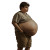 Bloated Young Guy Vinyl Car Decal Sticker – Waterproof & UV-Resistant 8"