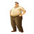 Slim Man Illustration Vinyl Car Decal Sticker – Waterproof & UV-Resistant 8"