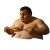 Overweight Ronaldo Eating V2 Vinyl Car Decal Sticker – Waterproof & UV-Resistant 8"