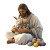 Easter Jesus With Rabbit Vinyl Car Decal Sticker – Waterproof & UV-Resistant 8" Easter Jesus With Rabbit Vinyl Car Decal Sticker – Waterproof & UV-Resistant 8"