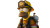 Simpson Fire Fighter Vinyl Car Decal Sticker – Waterproof & UV-Resistant 8"
