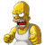 Roid Rage Simpsons Vinyl Car Decal Sticker – Waterproof & UV-Resistant 8"
