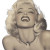 Marilyn Monroe Vampire Vinyl Car Decal Sticker – Waterproof & UV-Resistant 8"
