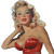 1950S Pin Up Vinyl Car Decal Sticker – Waterproof & UV-Resistant 8"