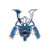 Samurai Helmet Patch Vinyl Car Decal Sticker – Waterproof & UV-Resistant 8"