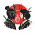 Samurai Restroom Logos Vinyl Car Decal Sticker – Waterproof & UV-Resistant 8"