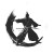 Samurai Jiujitsu Logo Vinyl Car Decal Sticker – Waterproof & UV-Resistant 8"