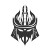 Chinese Medieval Helmet Vinyl Car Decal Sticker – Waterproof & UV-Resistant 8"