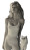 Woman With White Cat Vinyl Car Decal Sticker – Waterproof & UV-Resistant 8"