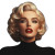 Elegant Marilyn Monroe Vinyl Car Decal Sticker – Waterproof & UV-Resistant 8"