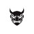 Oni Mask Logo V2 Vinyl Car Decal Sticker – Waterproof & UV-Resistant 8"