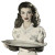 1950S Waitress Vinyl Car Decal Sticker – Waterproof & UV-Resistant 8"