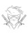 Vik'S Ninja Logo Vinyl Car Decal Sticker – Waterproof & UV-Resistant 8"