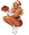 Pamela Anderson Santa Vinyl Car Decal Sticker – Waterproof & UV-Resistant 8"
