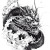Fierce Asian Dragon Vinyl Car Decal Sticker – Waterproof & UV-Resistant 8"