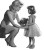 Elegant Woman Calming Princess Vinyl Car Decal Sticker – Waterproof & UV-Resistant 8"