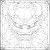 Oni Mask Coloring Vinyl Car Decal Sticker – Waterproof & UV-Resistant 8"