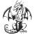 Shrugging Dragon Tattoo Vinyl Car Decal Sticker – Waterproof & UV-Resistant 8"